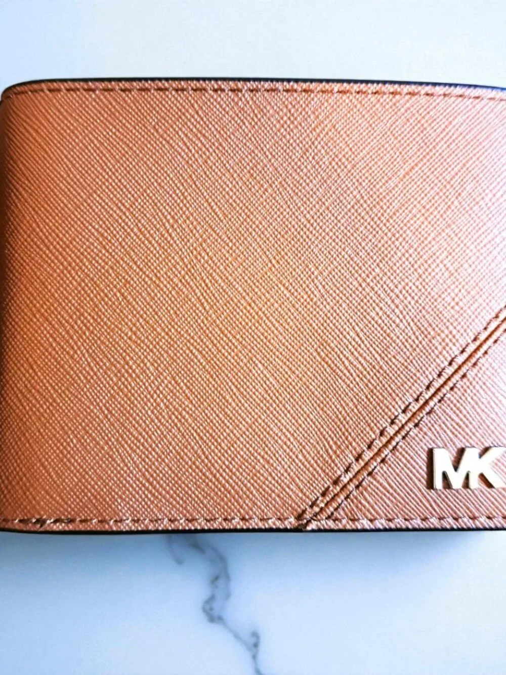 Michael Kors Brown/Tan & Beige Slim Billfold Wallet Bundle Set